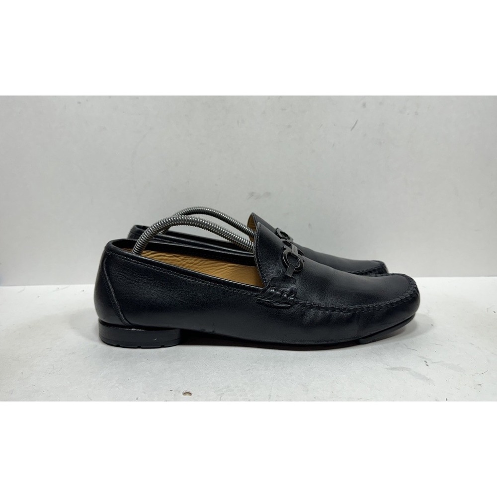 Salvatore Ferragamo Gancini Logo Bit Driving Driver Loafer Men's Size 10.5 D
